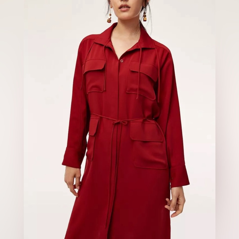Aritzia Babaton Howitt Dress and/or Jacket In Red‎ Size XXS